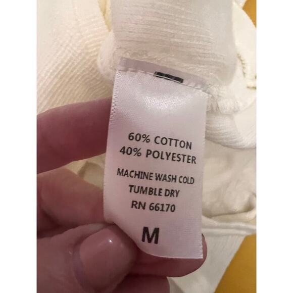 Intimately by Free People Dylan Long Sleeve Thermal Bodysuit White Womens M NWOT - Picture 7 of 7